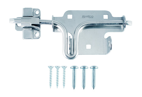 AjustLock Zinc Silver Slide Bolt Lock